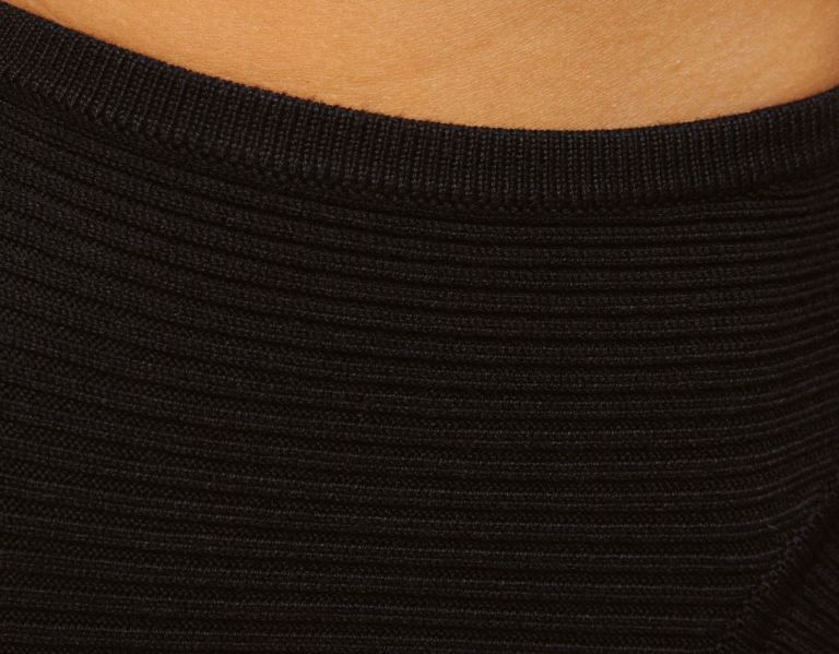 Black Women's Bershka Sleeveless Crew Neck Mini Dress | nDYnb3pfES0